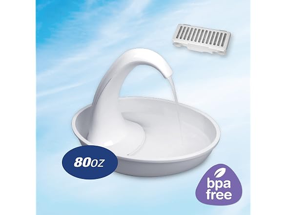 Pioneer Pet Swan Fountain, 80oz