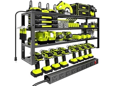 $44.99, Was $79.99, 43% Off! CFMASTER Large Power Tool Organizer Wall Mount dealfomo