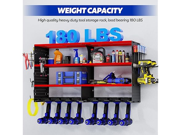 Power Tool Organizer Wall Mount 4 Layer