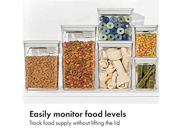 OXO Pet POP Container with Scoop 6.0 Qt/5.7