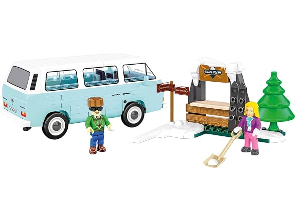 COBI Volkswagen Winter Adventure VW T3 Building Set