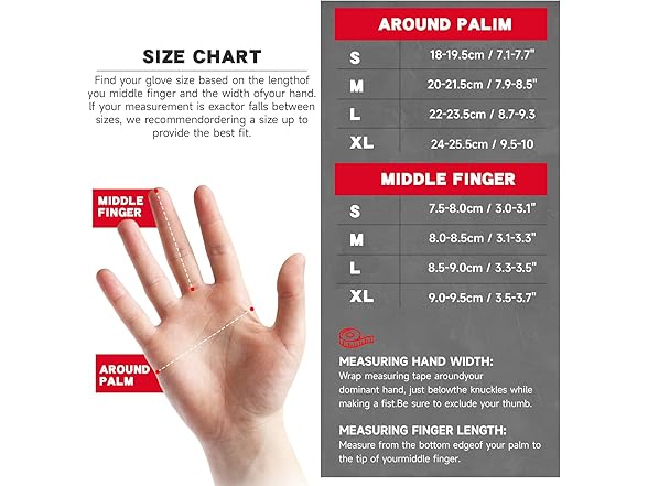RUIXUE Winter Warm Gloves-L