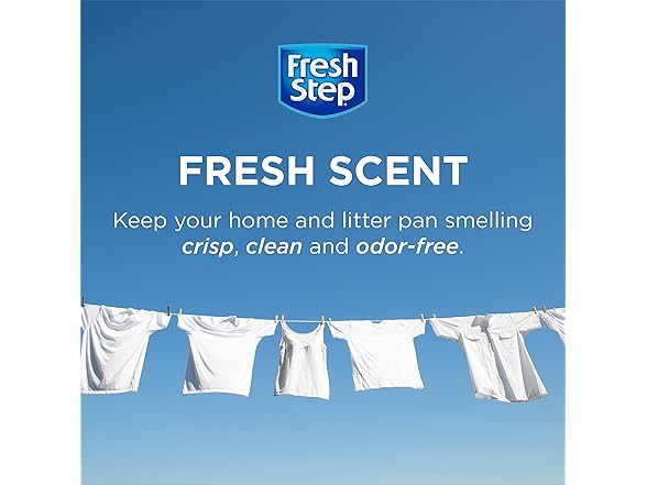 Fresh Step Cat Litter Crystals in Fresh Scent 12Pk
