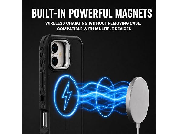 WOONITH iPhone 17 Case Black