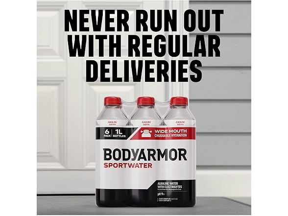 12Pk BODYARMOR SportWater Alkaline Water
