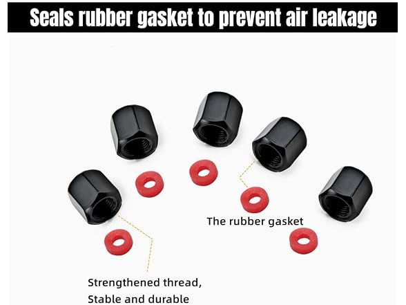 5Pcs Car Tire Valve Stem Caps
