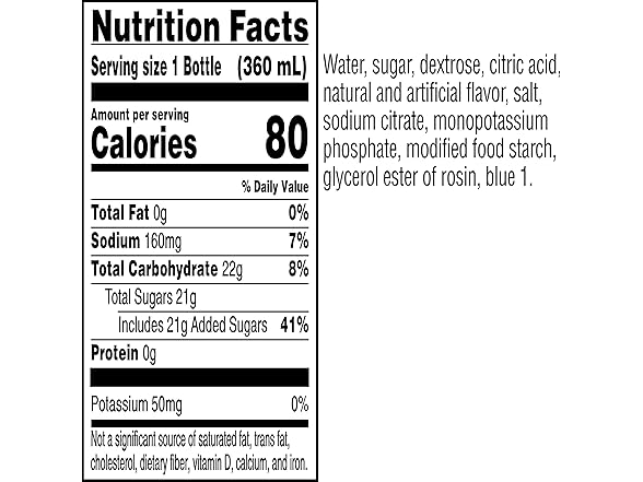 Gatorade Cool Blue, 12oz, 12pk