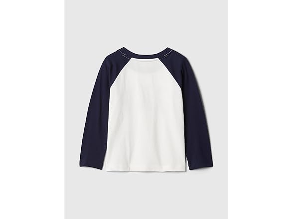GAP Boys Long Sleeve Logo Raglan Tee Uniform