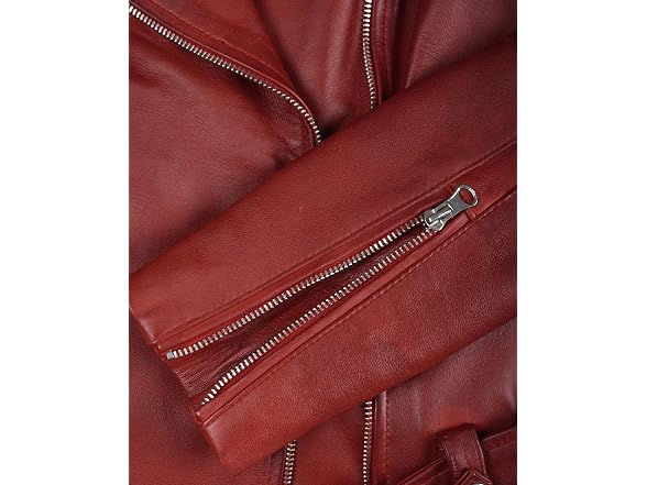 Blingsoul Women (XL) Asymmetrical Leather Jacket