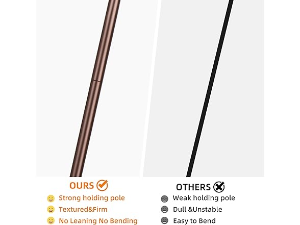 Bosceos Brown Floor Lamp