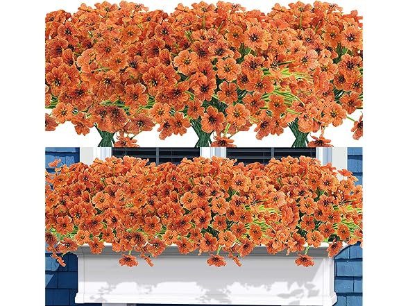 16 Bundles Artificial Fall Flower