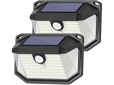 $10.99, Was $14.99, 26% Off! Solar Outdoor Lights, Super Bright Motion Sensor dealfomo