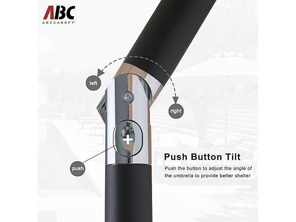 ABCCANOPY 10FT Patio Umbrella - Outdoor