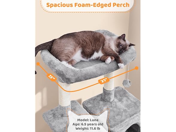 Yaheetech 63in Sturdy Large Cat Tree for Indoor