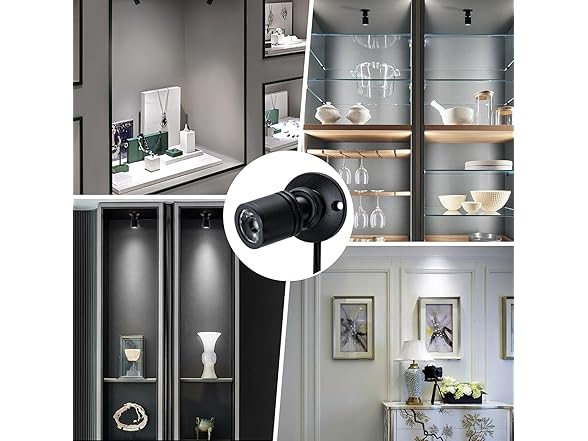 (6 Pack) DEDC Mini LED Spot Lights