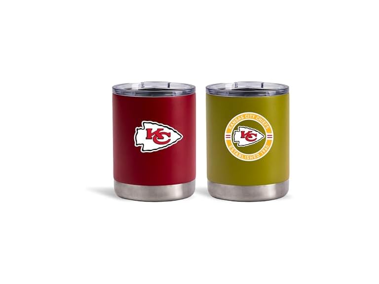 CHIEFS Home Away Lowballs 2pk