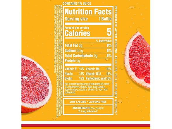 1CT Sparkling Ice, Pink Grapefruit Sparkling Water