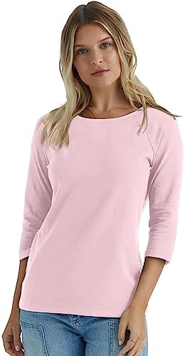 Hanes Womens Stretch Cotton Raglan Tee