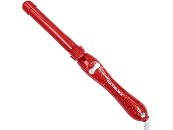 $34.99 The Beachwaver Co. Beachwaver B1 Rotating Curling Iron - Red Glitter | dealfomo