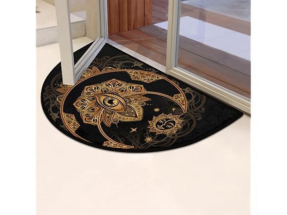 Lunar Half Circle Door Mat