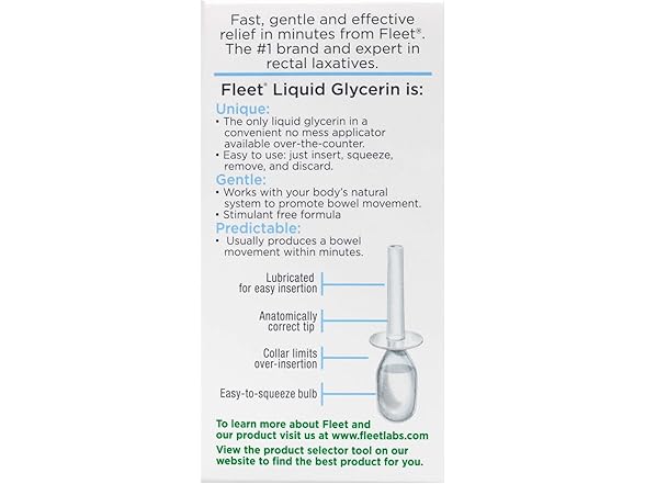 Fleet Glycerin Suppositories 4ct