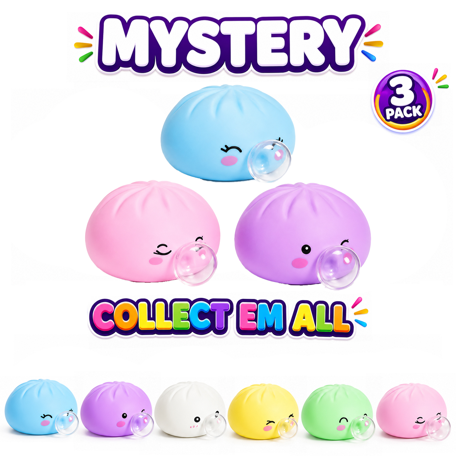 Twilight Squishy Sensory Toys Dum Mood Bubble - Gallery 8