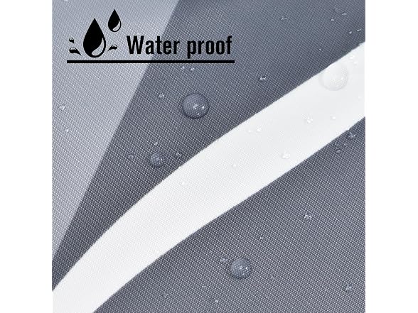 Yiatn Grey Blue No Hook Shower Curt