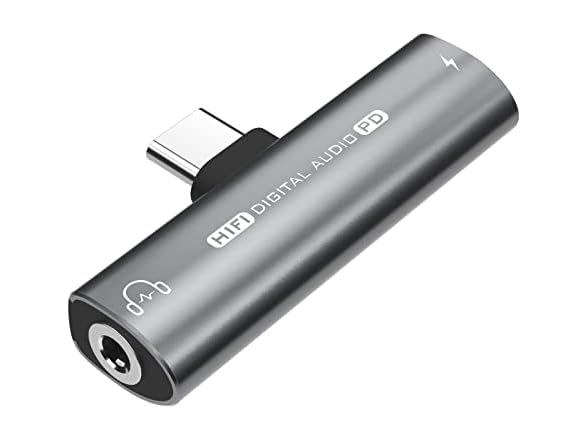 USB C to 3.5mm Headphone and Charger