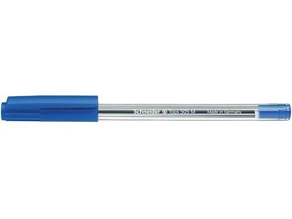 Schneider Tops 505 M (Medium) Ballpoint Pen, Blue