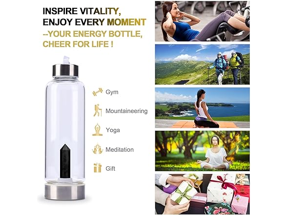 LCLUCKYLK 1pc crystal bottle