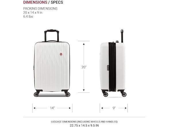 SwissGear 8018 Hardside Expandable Luggage
