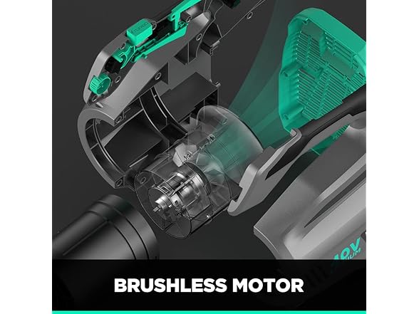 Litheli Cordless Leaf Blower 40V, 480 CFM Battery