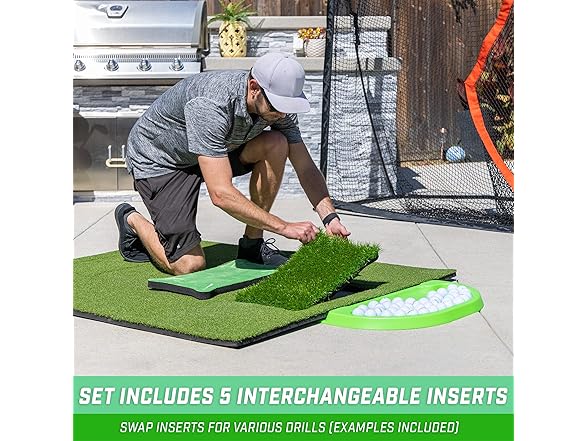 GoSports 5 ftx4 ftPRO Golf Practice Hitting Mat - Gallery 3