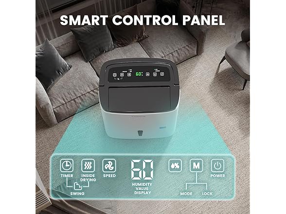 80-Pint Energy Star Dehumidifier w/ Drain