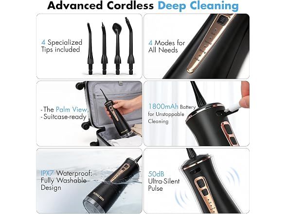 Cordless Water Flosser: C15 Portable