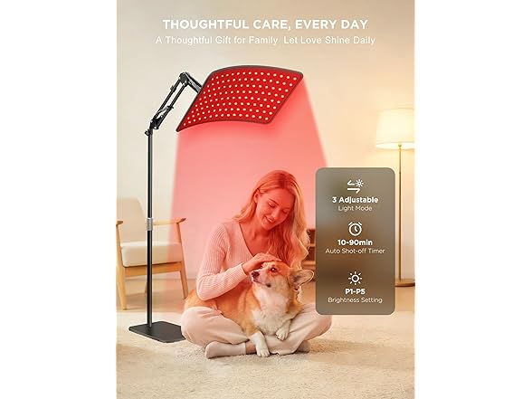 INTEO Red Light Therapy Lamp