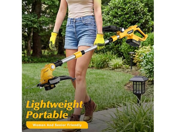 20V 2-In-1 Trimmer & Edger, 2 x 2.0Ah Battery