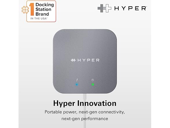 HyperDrive USB-C & Thunderbolt 4 Dual Monitor Dock