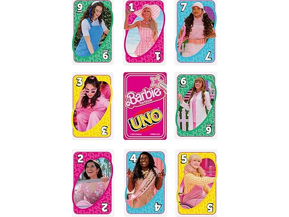Mattel Games UNO Barbie The Movie Card