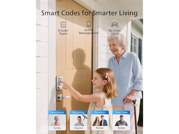 Philips DDL-242X-1HW-L WiFi Keypad Door Handle Lock