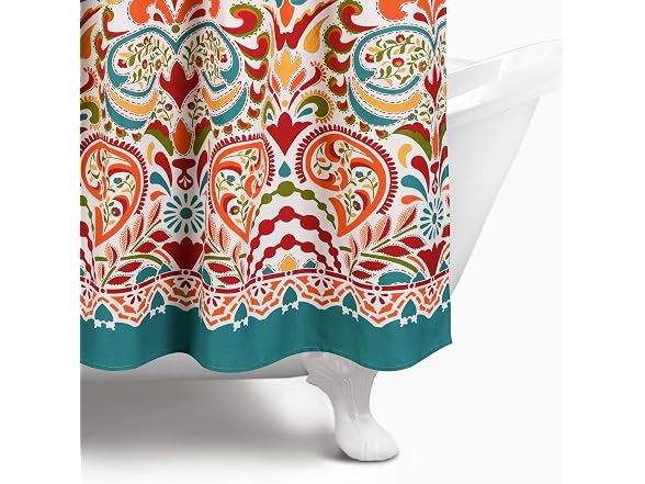 Lush Decor Clara Shower Curtain Single 72" W