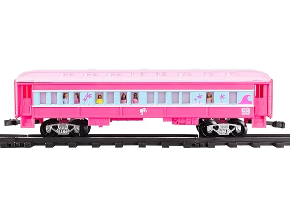 Mattel Barbie Battery Gauge Toy Train Set with Remote