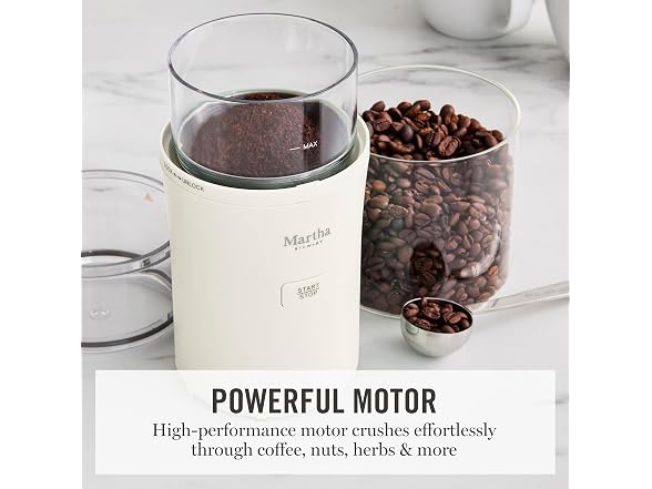 Martha Stewart Electric Coffee & Spice Grinder Cream