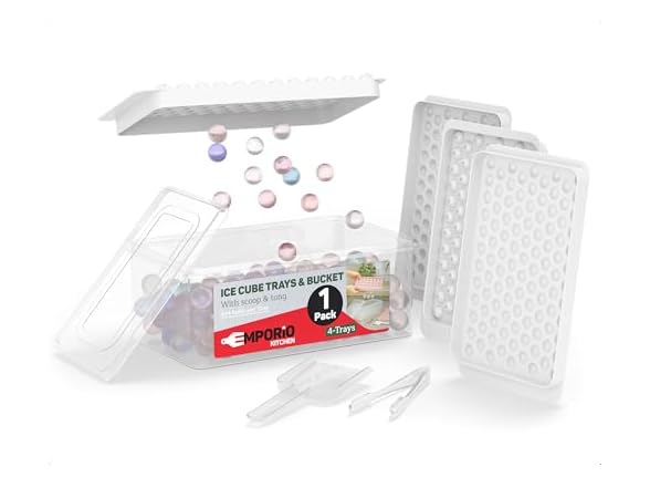 Emporio Kitchen Round Ice Cube Tray Set Pack of 1