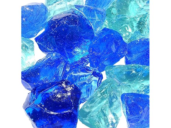 Recycled Glass in Bahama Blend