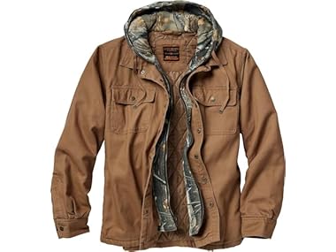 $34.99, Was $109.99, 68% Off! Legendary Whitetails Mens Canvas Hooded Jacket dealfomo