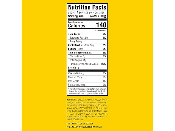 NILLA Wafers Cookies, Vanilla Wafers, Family Size, 15 oz