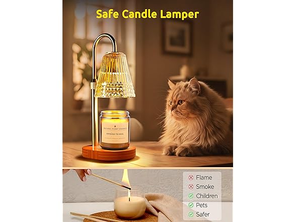 SLAHGADG Candle Warmer Lamp with Timer