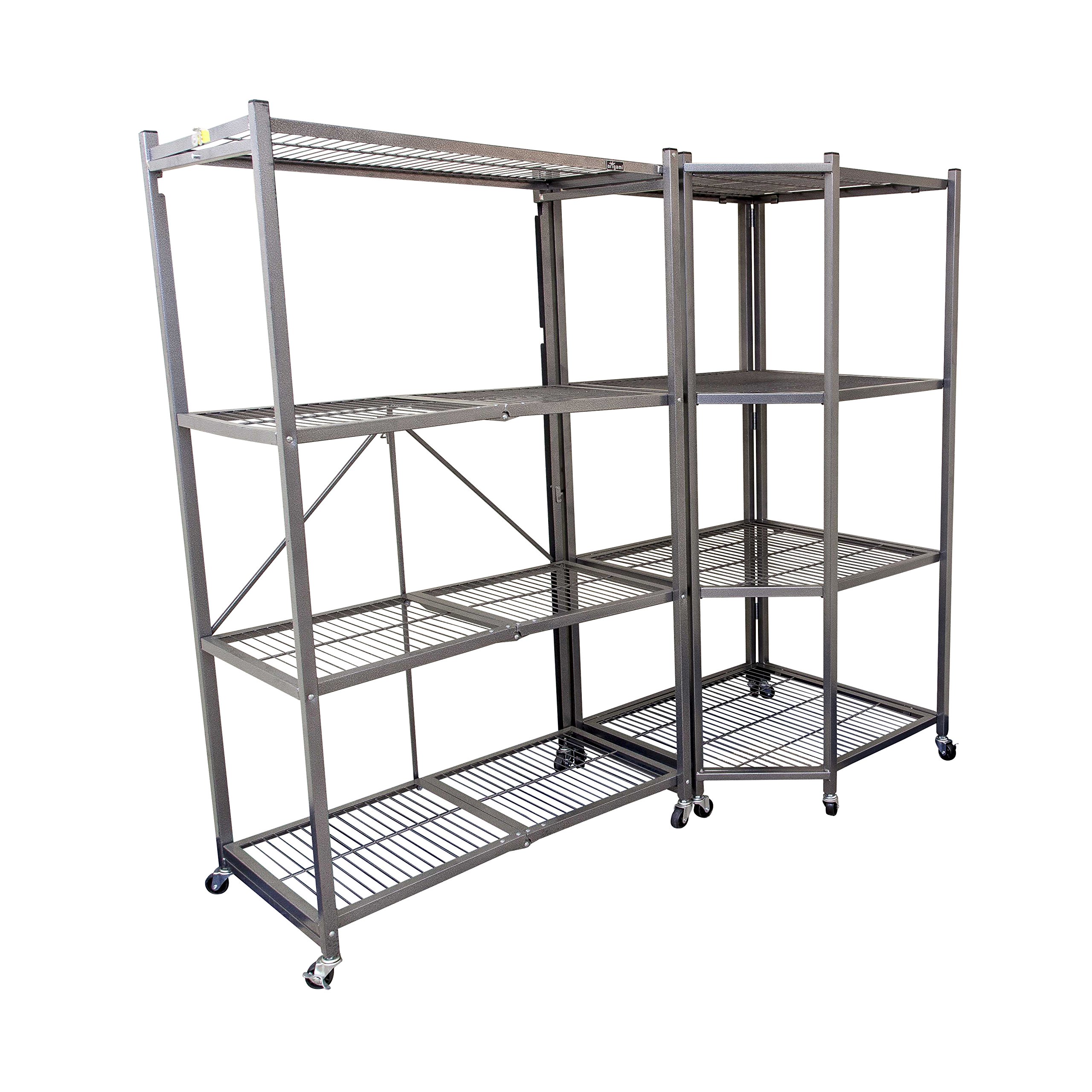 Origami R5C-PEWTER Corner 4-Shelf Rack - Gallery 11