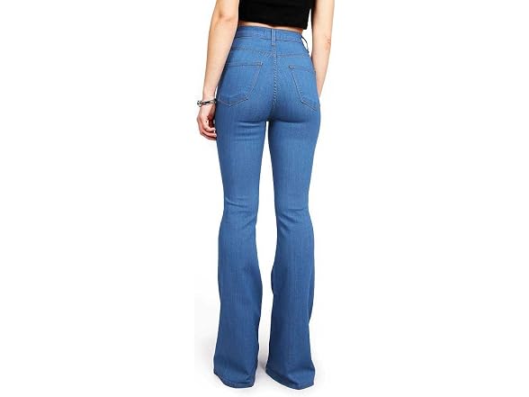 Vibrant Women (15) Juniors Bell Bottom High Jeans